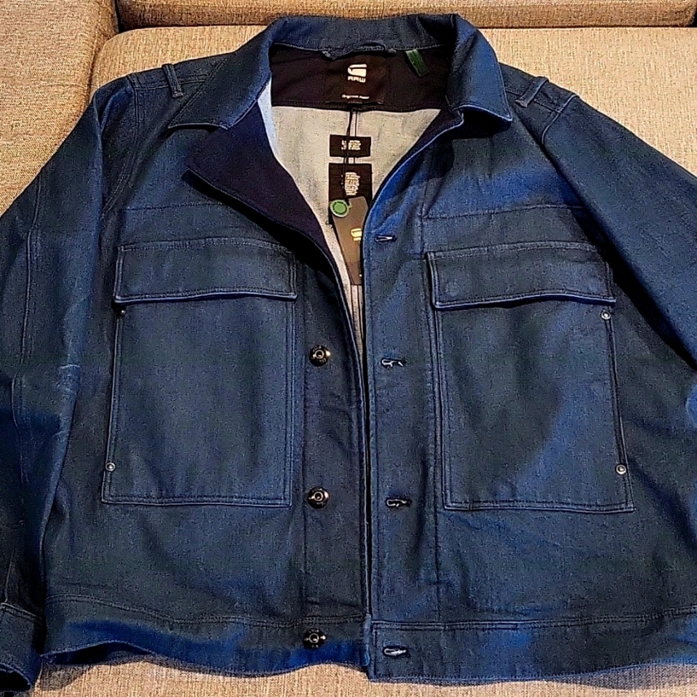 G-star utility flap denim jacket